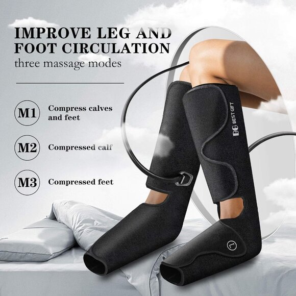 Foot and Leg Massager with Heat, Best Gifts for Mom, Dad, Women, Men and Elders - Picture 3 of 7